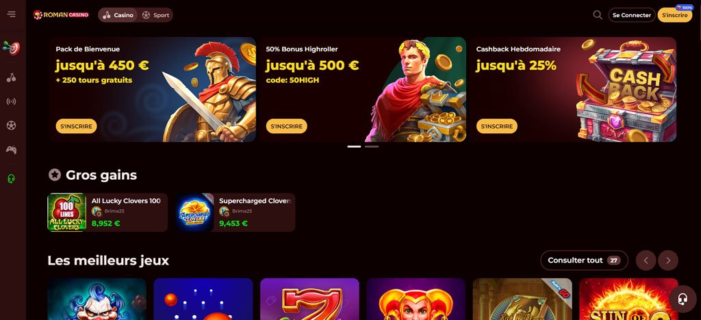 Roman Casino Screenshot